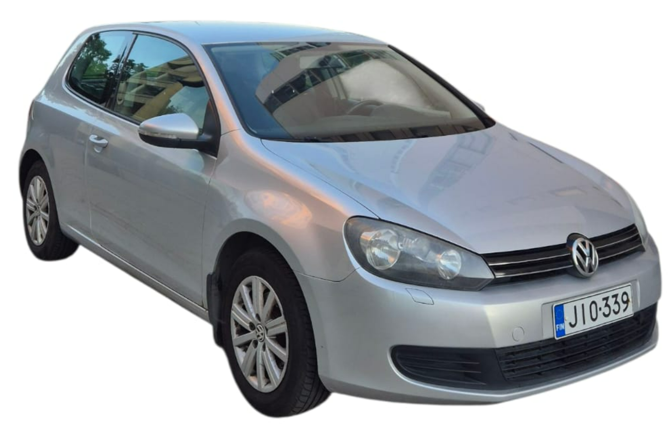 Volkswagen Golf Mk6 rental car in Finland